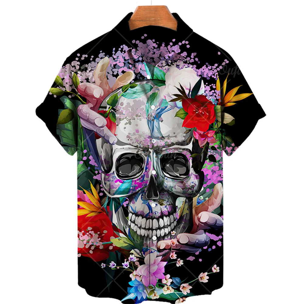 Men's Designer Hawaii Shirts Short Sleeve Collar Top Fashion Streetwear 3d Printed XS-5XL Hiphop Casual Vintage Clothing