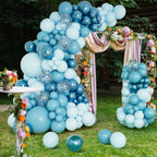 Blue Balloons Garland Arch Kit Birthday Party Decoration Kids Boy Wedding Birthday Party Supplies Baby Shower Decor Latex Ballon