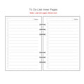 45 Sheets A5 A6A7 Loose Leaf Notebook Refill Spiral Binder Inner Page Weekly Monthly To Do Line Dot Grid Inside Paper Stationery