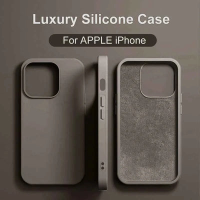 Luxury Shockproof Case For Apple iPhone 11 12 13 14 15 16 17 Pro Max 17 Air Plus Liquid Silicone Cases Cover Phone Accessories