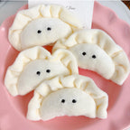 Soft Plush Dumpling Keychain Cute Food Bag Charm