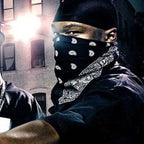 1/2/3/5PCs Unisex men women bandana hairband cowboy mens biker sports headwear wrist hairwrap single head wrap scarf