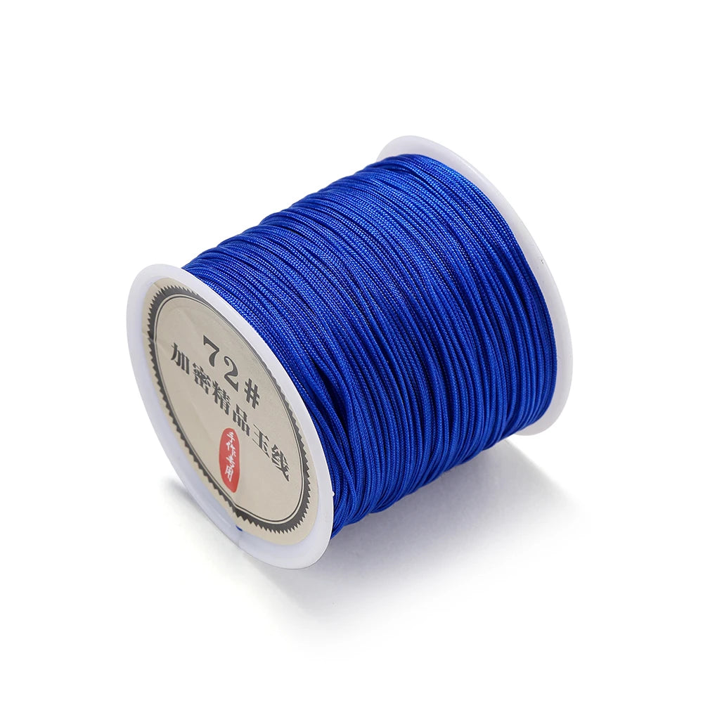 10/50M 0.8mm Nylon Thread Cord – DIY Chinese Knot, Bracelet, Tassel & Shamballa Braided String for Jewelry Making