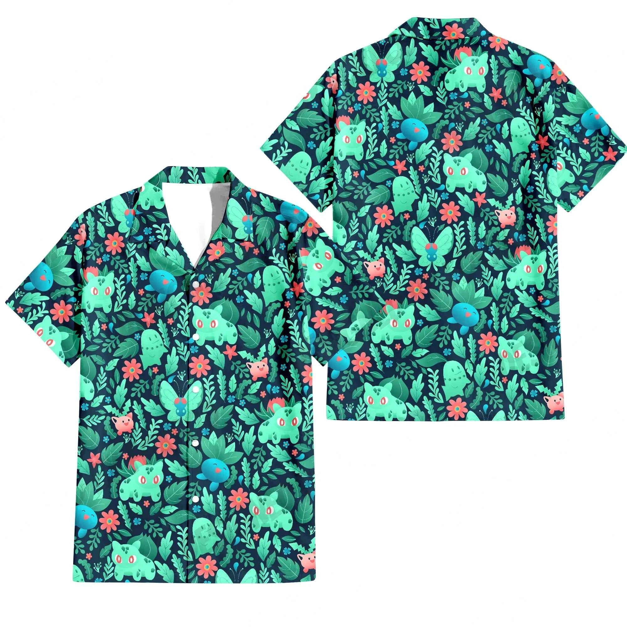 Hawaiian Shirts For Men Short Sleeve Tops New Coconut Treeo Graphic 3d Shirt Fashion Streetwear 5XL Summer Clothing Men's Blouse
