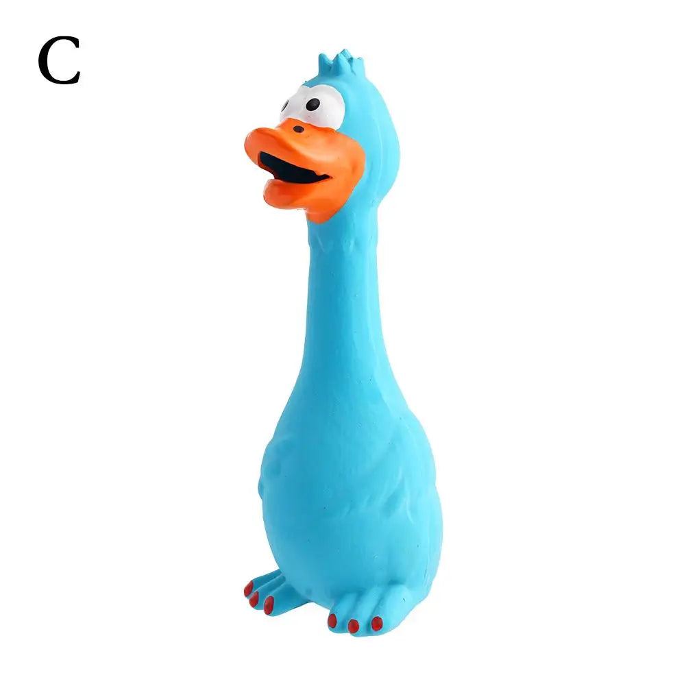 New Squeak Dog Toy Chew Bone Squeaky Ball Chicken Sound Dog Toys Tooth Grinding Training Pet Toy Supplies  Dog Accessories