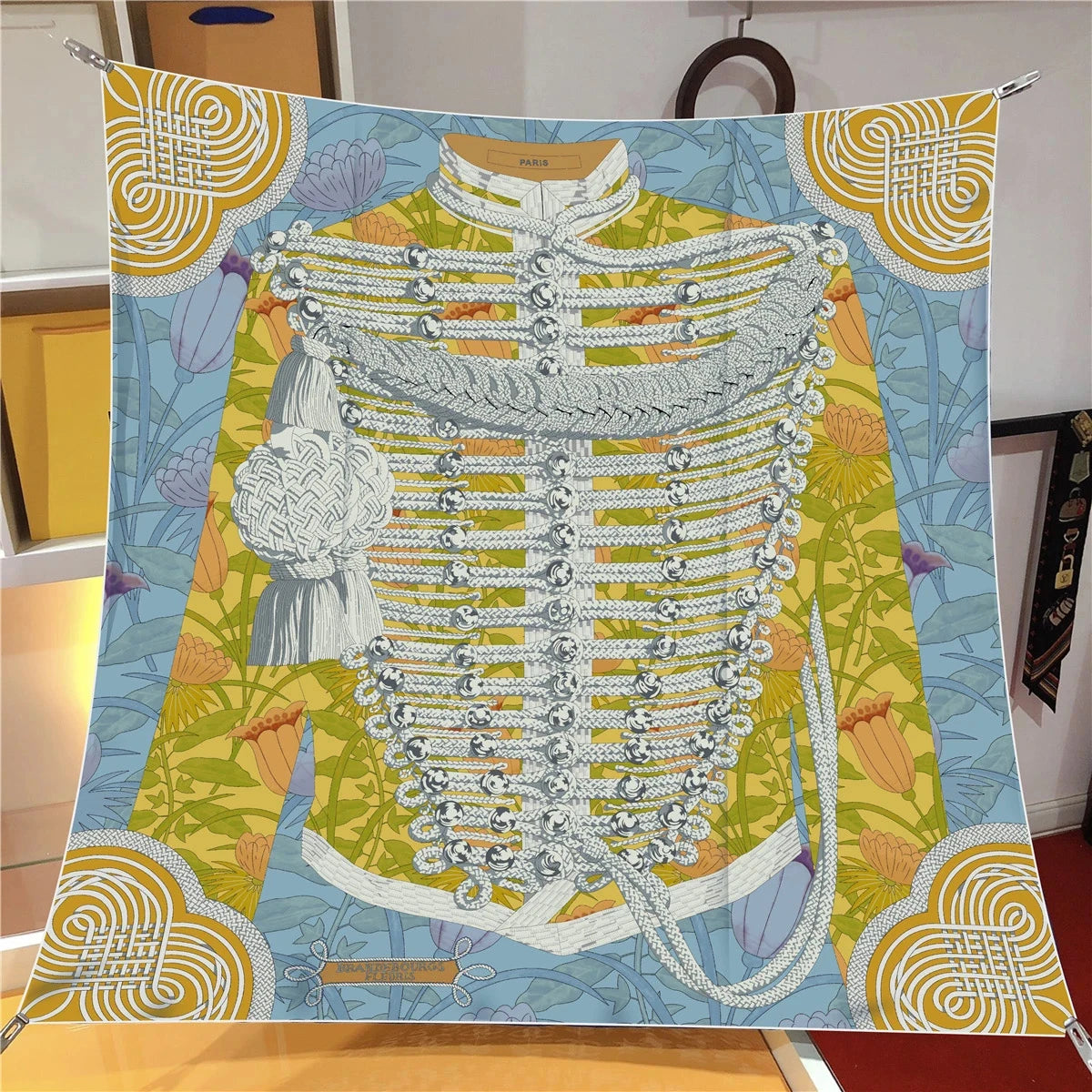 Brand Silk Scarves Colour Horse 100% Silk Scarf Women Shawls Luxury Design Hijab Scarf Fashion Square Scarves Neckerchief