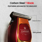 Powerful Professional Hair Trimmer Men 0 MM T Blade Electric Clipper Rechargeable Barber Haircut Machine Beard Trimmer Shaver