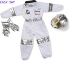 Halloween Astronaut Cosplay Costume Kids Boy Girl Jumpsuit Cartoon Space Party Spaceman Outfit White Spacesuit Bodysuit Clothing