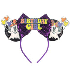 2026 Latest Fashion Ear Headband Sequin Bows For Girl Adult Kids Halloween Party Cosplay Hair Accessories Princess Hairband