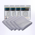 4pcs Cooling Towels (35.4 * 11.8 Inches), Soft Breathable Sports Towel For Outdoor, Gym, Yoga, Exercise, Camping, Fitness, Runni