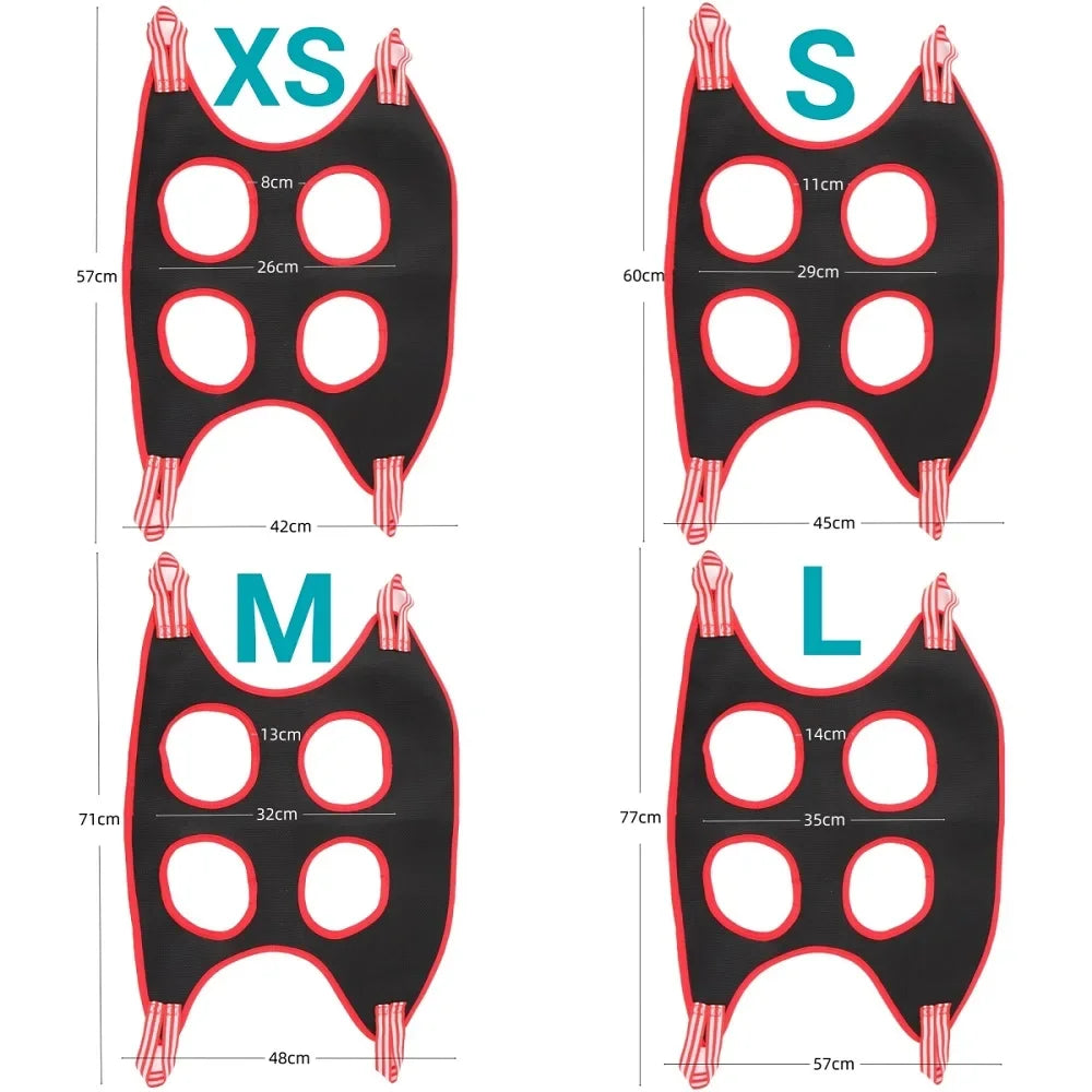 Dog Cat Grooming Hammock Fixed Bath Bag for Nail Cutting Anti Scratch Cat Trimming Restraint Bag Cat Beauty Hanging Pet Supplies - WTN Essentials 