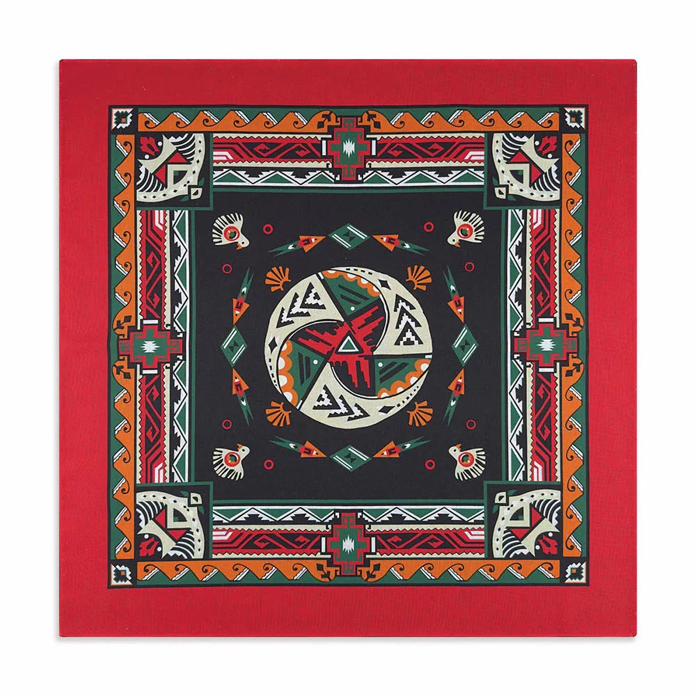 High Quality Skull Chimpanzees Print Cashew Hip Hop Cotton Square Bandana Scarf Riding Headband Paisley Gifts For Men Unisex
