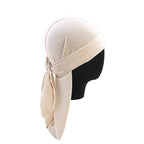 New Unisex Velvet Durags Bandana Turban Hat Men Women Breathable Long Tail Pirate Hats Cap Hip Hop Headband