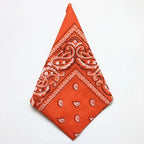1/4/9pcs Men Women Bandana Hairband Cowboy Mens Biker Sports Headwear Wrist Hairwrap Single Sided Head Wrap Scarf Paisley