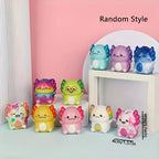 .12/24PCS Kids Adult Mini Kawaii Newt Cute Stress Relief Squeeze Toys Random Slow Rising Toy Carnival Goodie Party Send Gift