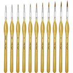 10/11/20/22Pcs Fine Detail Paint Brush Miniature Painting Brushes for Mini Paints Brush Set for Acrylic Watercolor Face Nail
