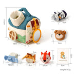 Montessori Cloth Tissue Box Sensory Activity Toy for Babies