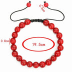 Multiple Style 8mm Natural Tiger Eyes Lava Rock Protection HANDMADE Bracelet Men's Gift