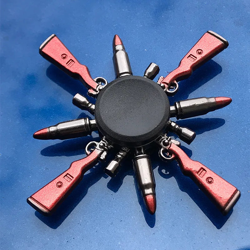 Anime Metal Fidget Spinner Zinc Alloy Silent Stress Relief Toy