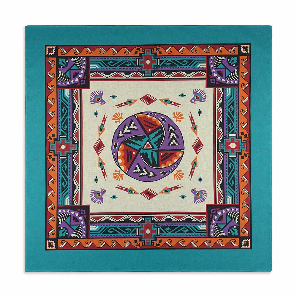 High Quality Skull Chimpanzees Print Cashew Hip Hop Cotton Square Bandana Scarf Riding Headband Paisley Gifts For Men Unisex