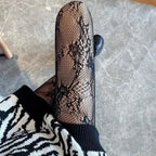 New Goth Lolita Cosplay JK Girls Tights Women Sexy Retro Gothic Kawaii Cross Print Club Stockings Nylon Socks Fishnet Pantyhose