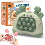Pop it Quick Push Game Machine Fidget Kids Games Toys Sensory Toys Handheld Game Bubble Stress Pop Light Up Game for Kids Adults