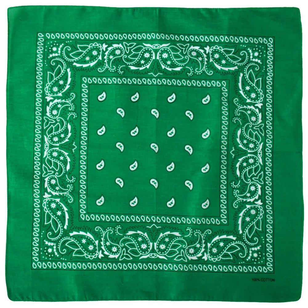 Hot Sell Kerchief Bandana Hip Hop Fashion Headband Neck Scarf Sports Headwear Wrist Wraps Head Square Scarves