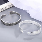 New Creative Fashion Personality Lucky Fortune Transfer Dragon Bracelets 925 Sterling Silver Jewelry Fish Bangles TYB110