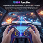 Controller for Playstation 5/PS5/PS5 Pro/Slim/PC,Wireless Gamepads RGB Joystick Turbo/Marco Program Dual Vibrate Game Controle