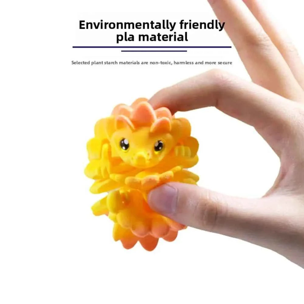 3D Printed Hedgehog Range-of-motion Figurine - Versatile Indoor  Home Desk Decor Collectible Articulated Landscape Ornaments