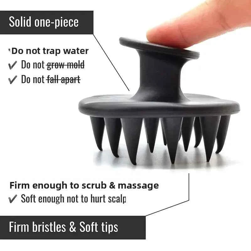 1pcs Hair Brush Scalp Massager for Hair Growth Mold-Free Silicone Scalp Massager Shampoo Brush Scalp Scrubber Exfoliator Tools