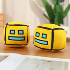 New Geometry Dash Game Plush Toy Cute Cartoon Anime Game Doll Soft Stuffed Peluche Plushie Toys Home Decor Child Birthday Gift