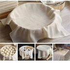 2PCS Cotton Steamer Cloth for Soy Milk Filtering and Food Steaming