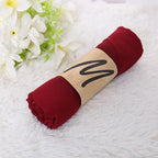 Fashion Korean Scarf Women Luxury Spring Winter Solid Color Hijabs For Woman Shawls Wraps Pashmina Bandana Scarves Wedding Gift
