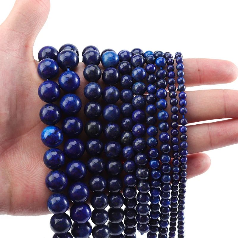 1String/Lot 4 6 8 10 12mm Natural Stone Round Tiger Eye Crystal Turquoises Spacer Beads For DIY Crafts Ornament Making Supplies