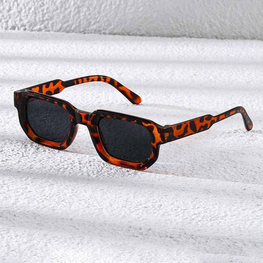 Vintage Rectangle UV400 Fashion Sunglasses for Men & Women