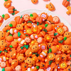 20pcs Candy Sweets Resin Flatback Slime Flat Cabochons Beads Embellishment For DIY Jewelry Findings Accessories Making Supplies