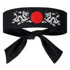 Japanese Headband Hachimaki Headband Sushi Chef Karate Bandana Headbands Headwear Samurai Headband Sports Exercise Wholesale