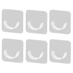 2/6/8Pcs Punch-free Household Telescopic Pole Support Sticker Nail-Free Adjustable Rod Holder Crossbar Wall Hooks Fixing Bracket