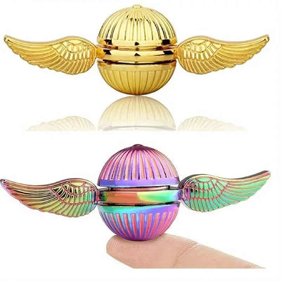 Magic Fidget Spinner with Hypnotic Light Patterns, Stress Relief & Focus Tool for All Ages, Cool Halloween Christmas Gift Idea
