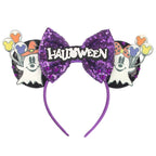 2026 Latest Halloween Cobweb Ears Headband Women Festival DIY Mouse Hairband Kids Party Villains Cosplay DIY Hair Accessories