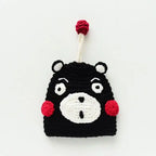 Cartoon Dog Key Case Handwoven Key Organizer Pouch