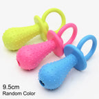 Pet Chew Toy Soft Rubber Bite-resistance Bone Shape Teeth Grinding Chewing Toys for Small Dogs Training Pet Supplies