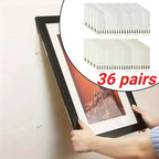 Heavy Duty Non Perforated Hanging Picture Strip - Easy to Use Non Trace Frame Adhesive Buckle Accessories Wall Hooks