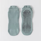 Yoga Socks Men Cotton Thin Silicone Non-slip Grip Pilates Low-ankle Sock