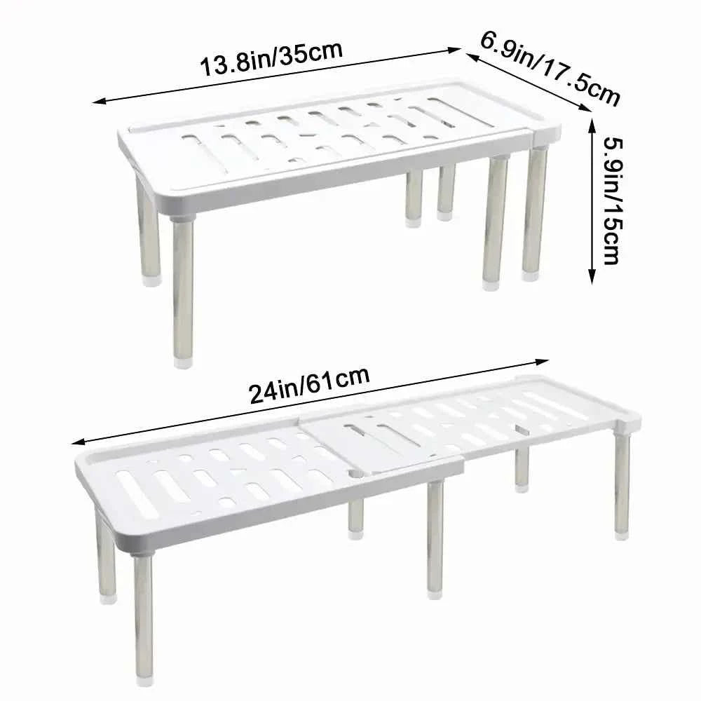Étagère rétractable, 1 pièce, support de rangement multifonction, organisateur d'articles ménagers, bouteille d'assaisonnement
