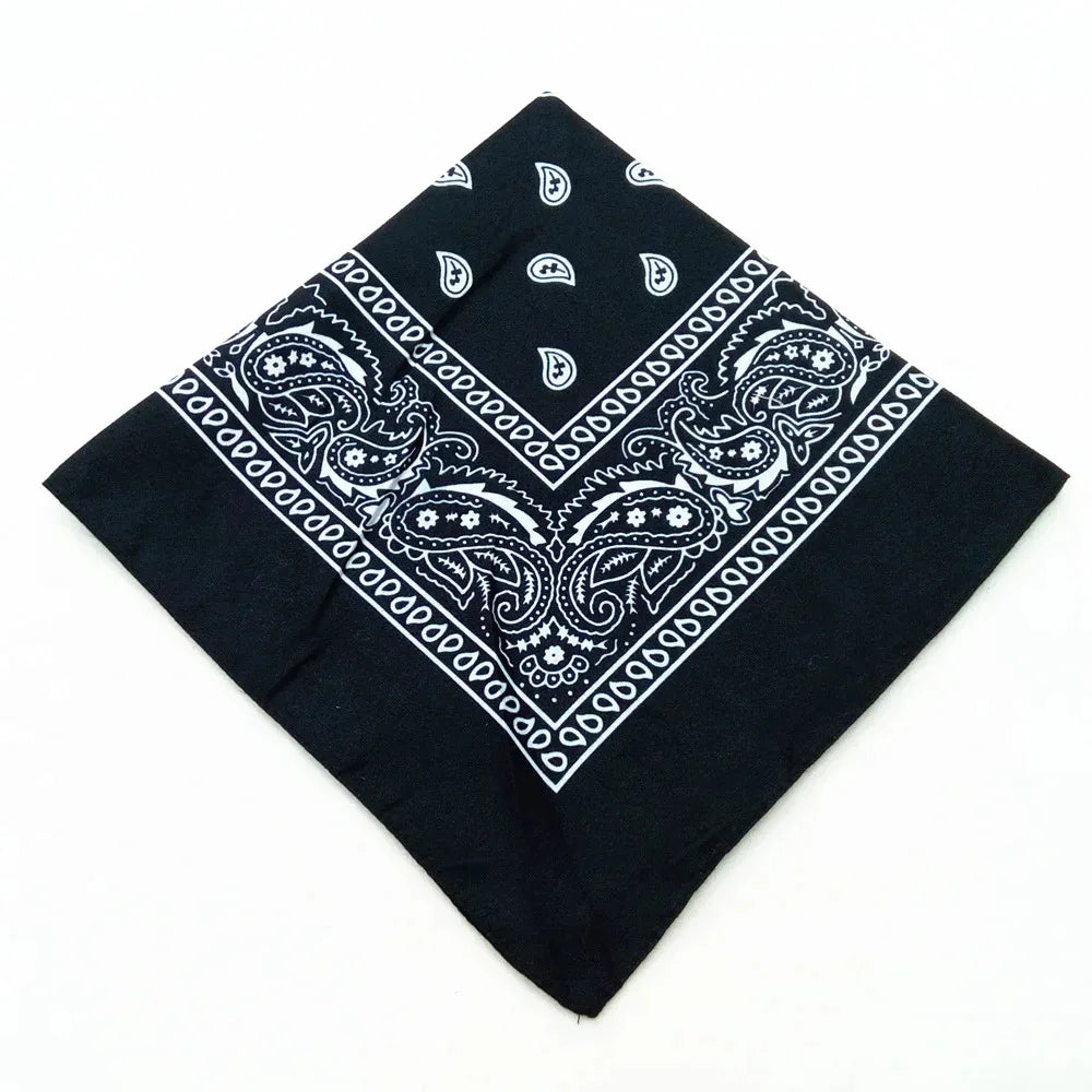 1/2/3/5PCs Unisex men women bandana hairband cowboy mens biker sports headwear wrist hairwrap single head wrap scarf