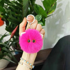 Blush Cat Ball Plush Keychain Cute Cat Bag Charm