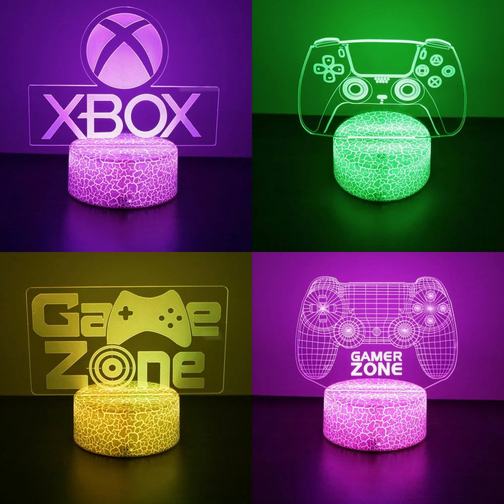 Gamer 3D lamp