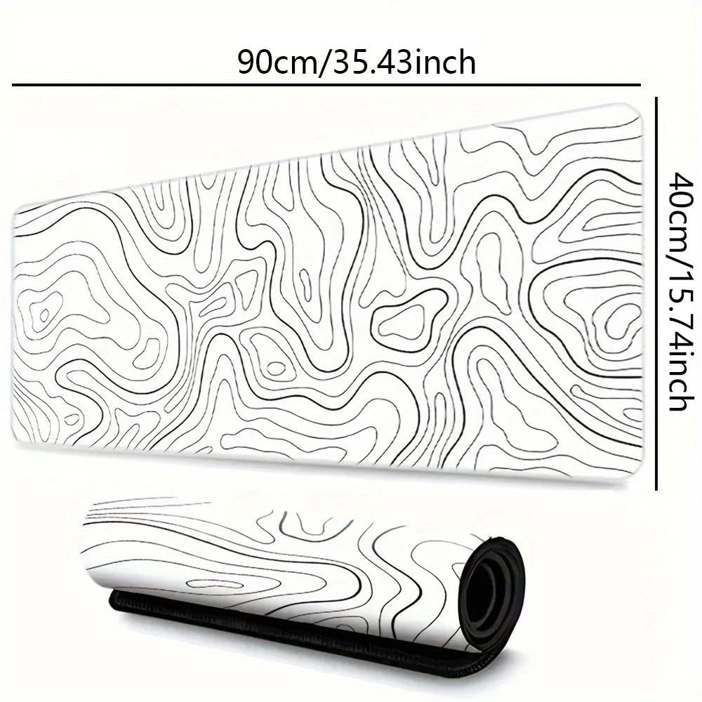 1PC Large Mouse Pads For Desk, Gaming Mouse Pad, Mouse Pad with Stitched Edges and Non-Slip Rubber Base, Extended Mouse Pad